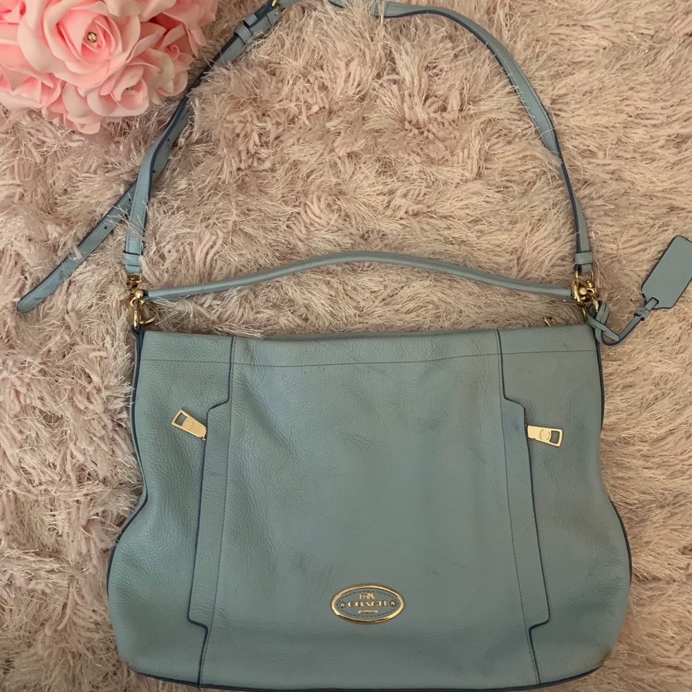 Coach Light Blue Purse